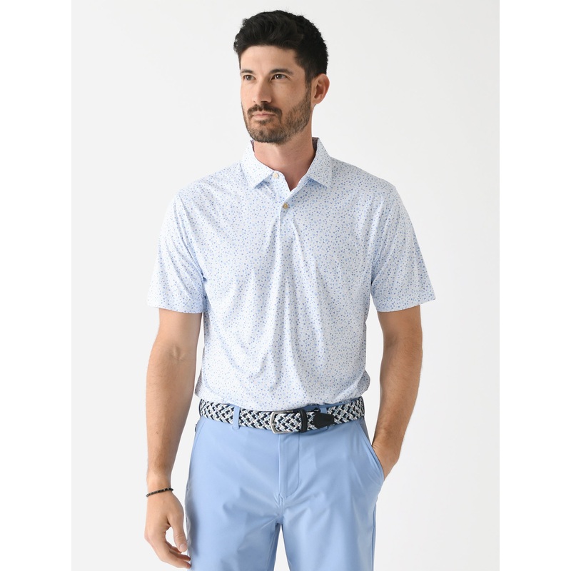 Peter Millar Crown Sport Men’s Featherweight When Life Gives You Lemons Polo