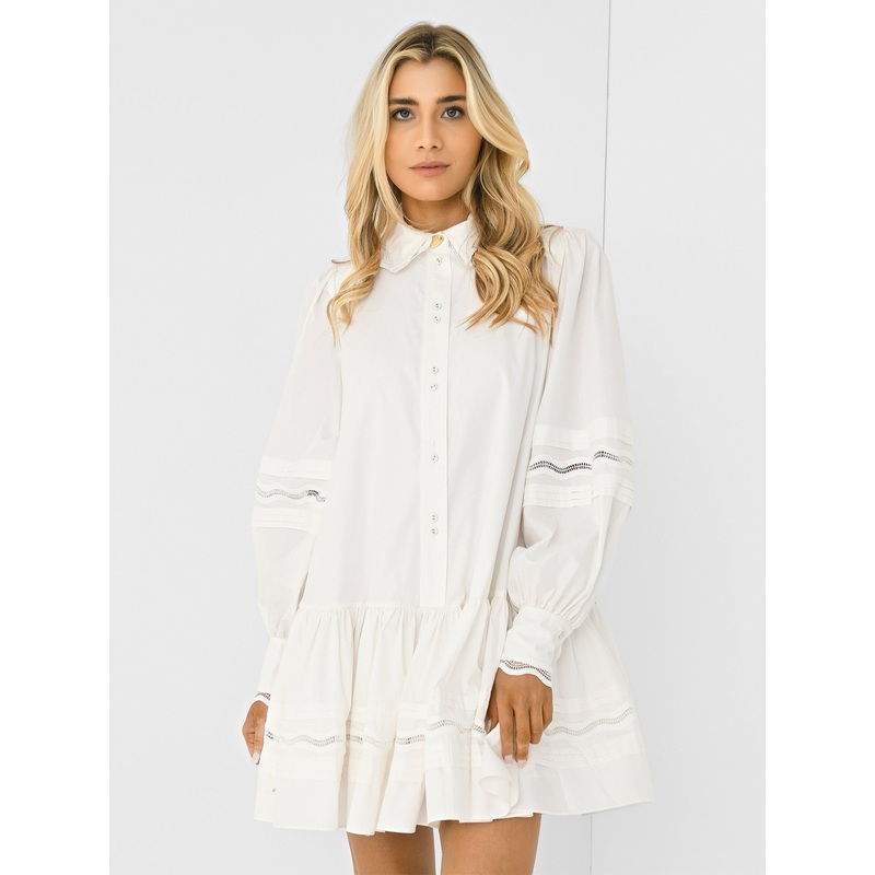 AJE Women’s Reva Wave Trim Mini Dress