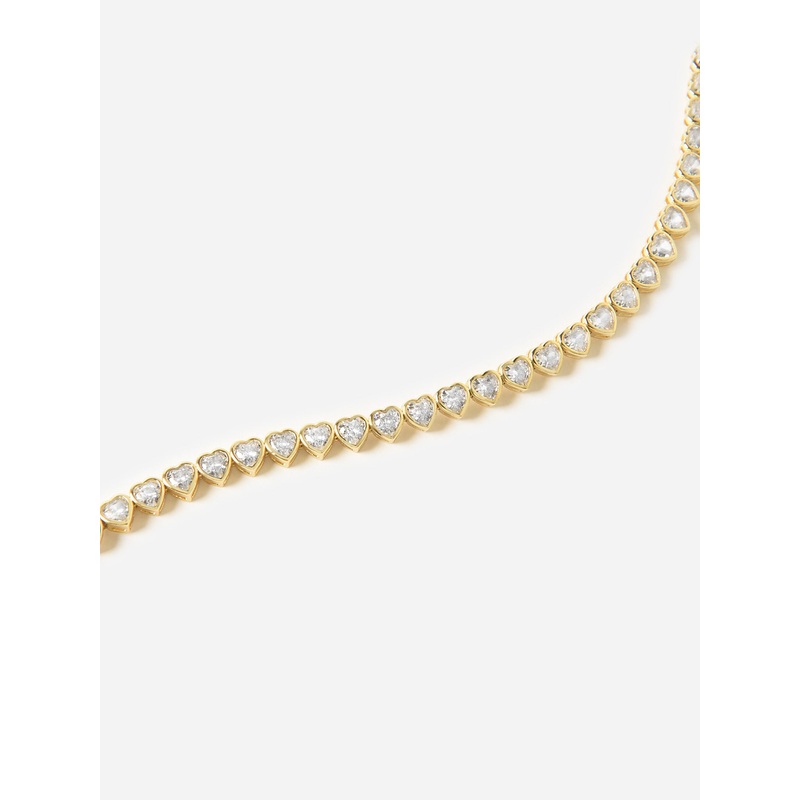 Alexa Leigh Nora Heart Tennis Bracelet