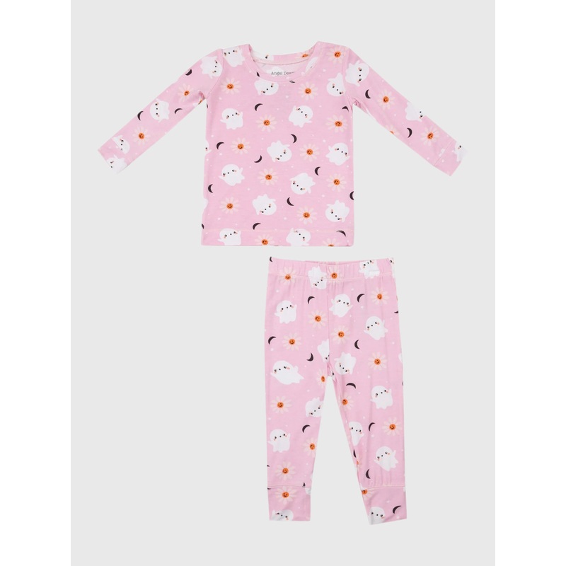 Angel Dear Girls’ Spooky Ghost Lounge Wear Set