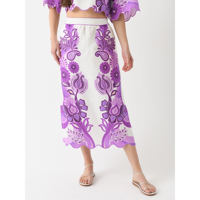 Farm Rio Women’s Color Festival Midi Skirt