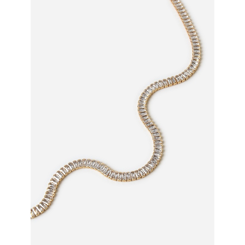 Shashi Teagan Tennis Necklace|O/S|CLEAR