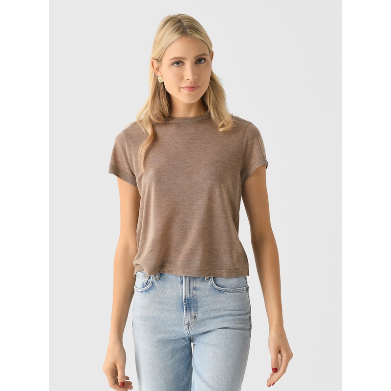 Agolde Women’s Adine Tee|XS|S|M|L|CHAI HEATHER