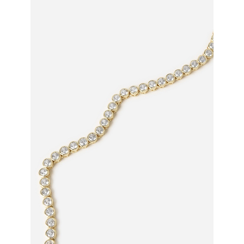 Alexa Leigh Crystal Bezel Tennis Necklace