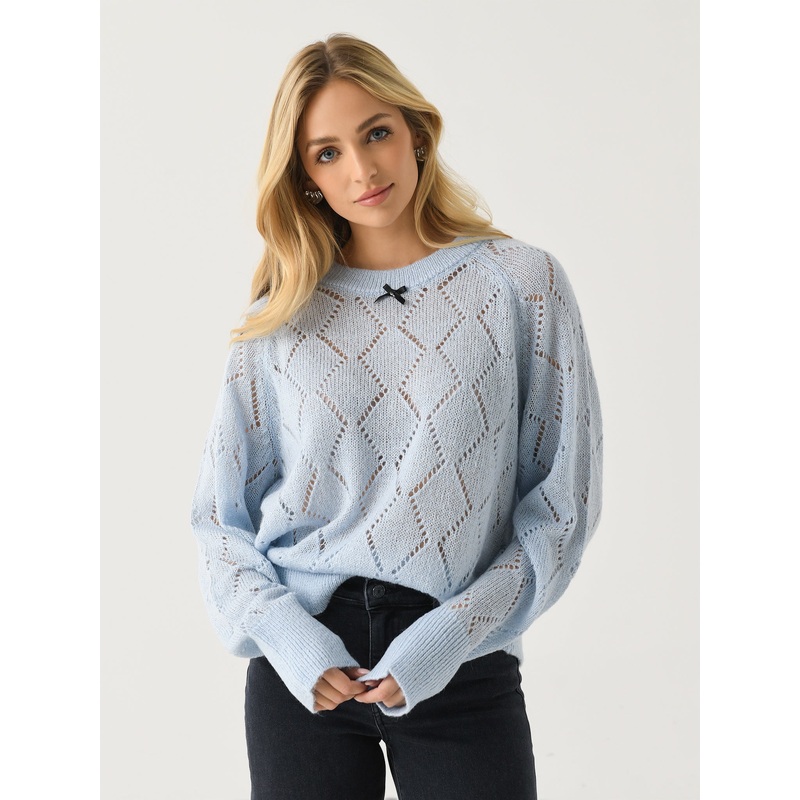 Rotate Women’s Knit Jumper|32|34|36|38|40|42|SKYWAY BLUE
