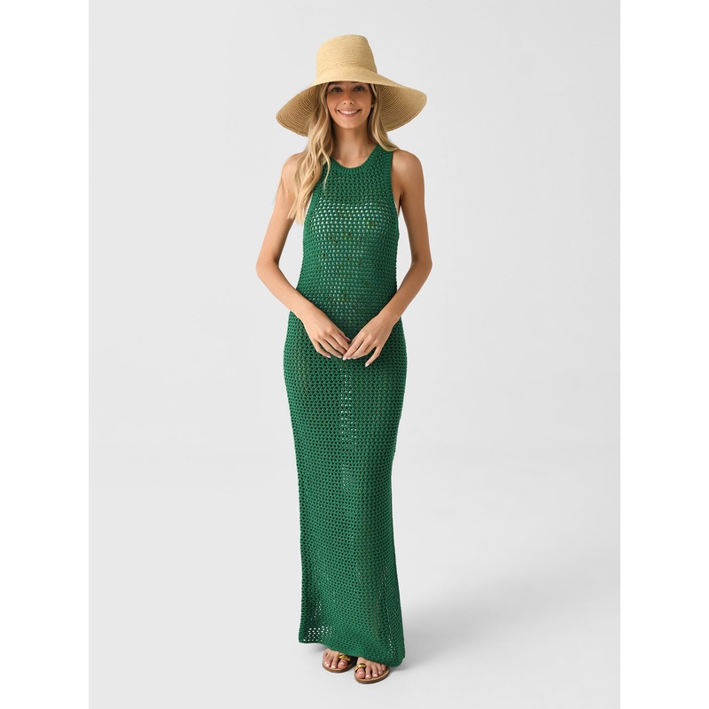 St. Agni Women’s Cotton Crochet Dress