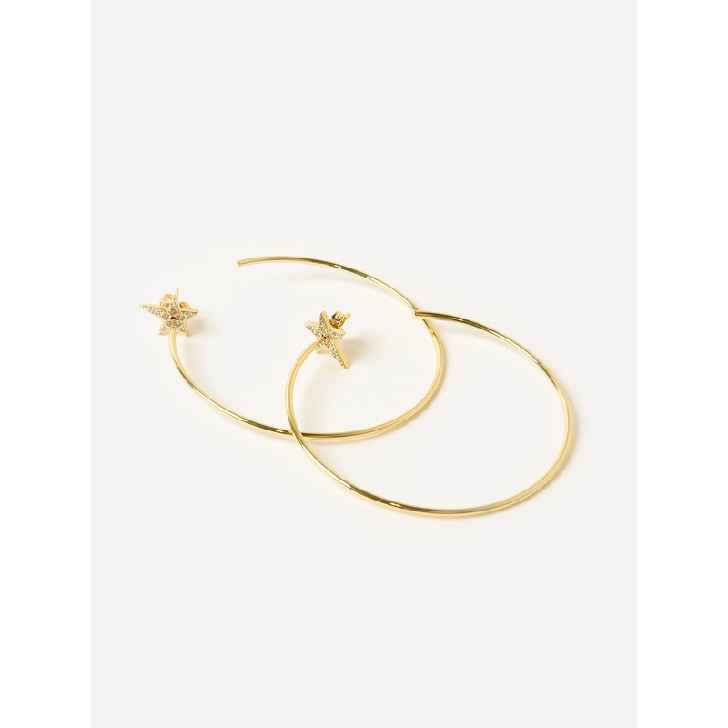 Alexa Leigh Star Hoop Earrings