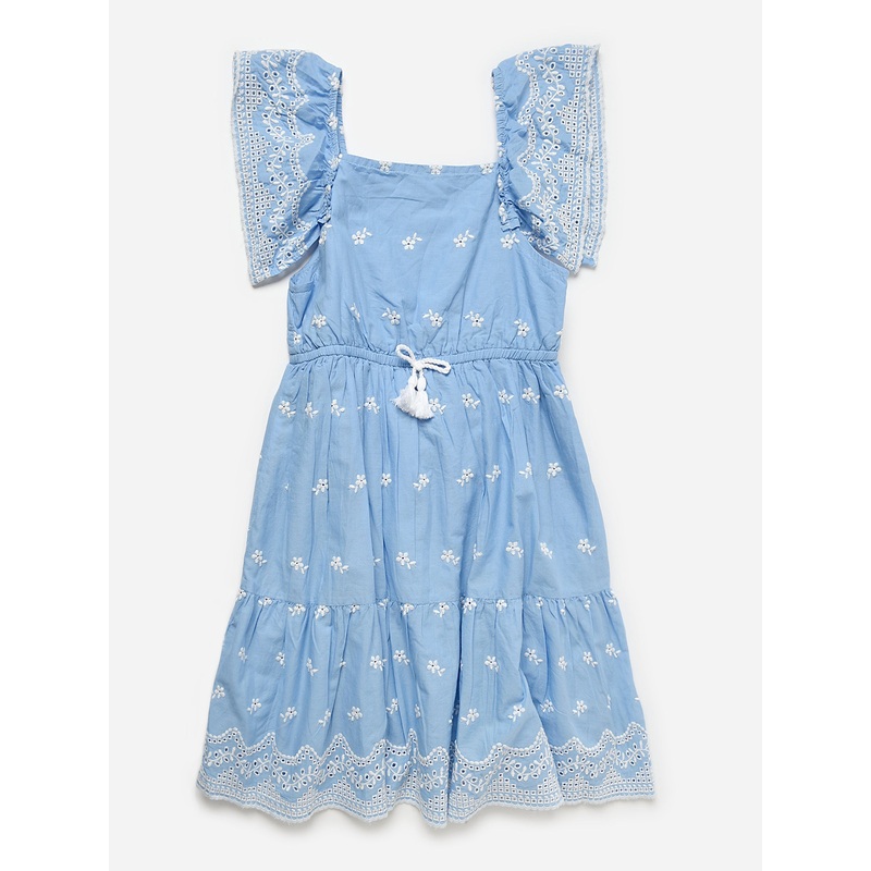 Mayoral Girls’ Embroidered Dress