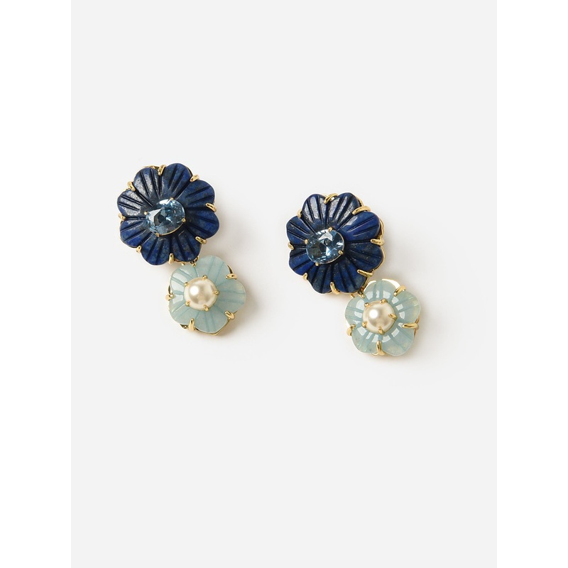 Nicola Bathie Flower Drop Earrings