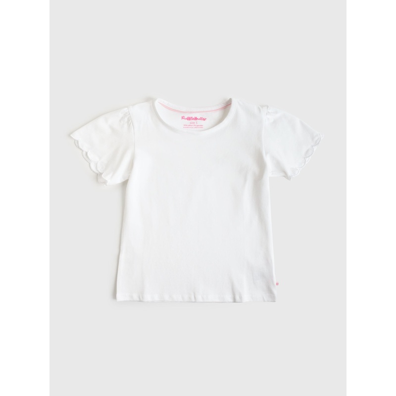 Rufflebutts Girls’ Scallop Tee