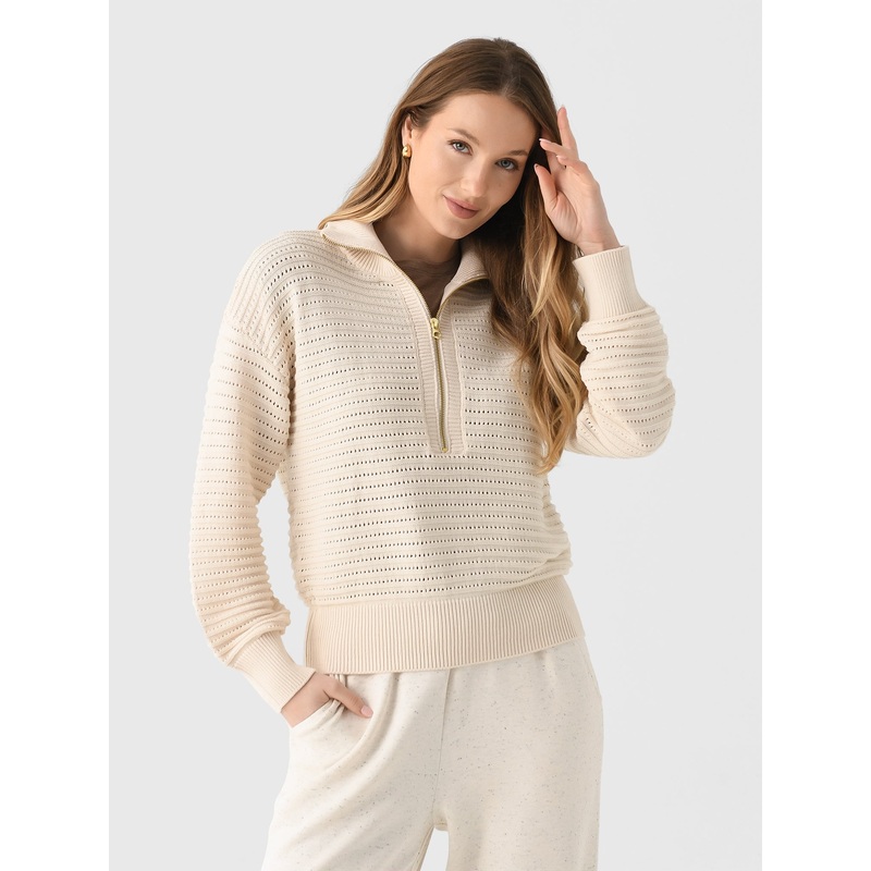 Varley Women’s Tara Pointelle Half-Zip