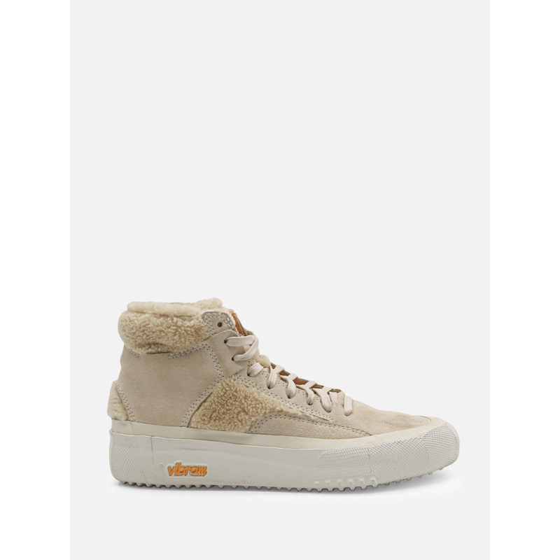 BRANDBLACK Women’s Capo Natural Shearling High Top Sneaker