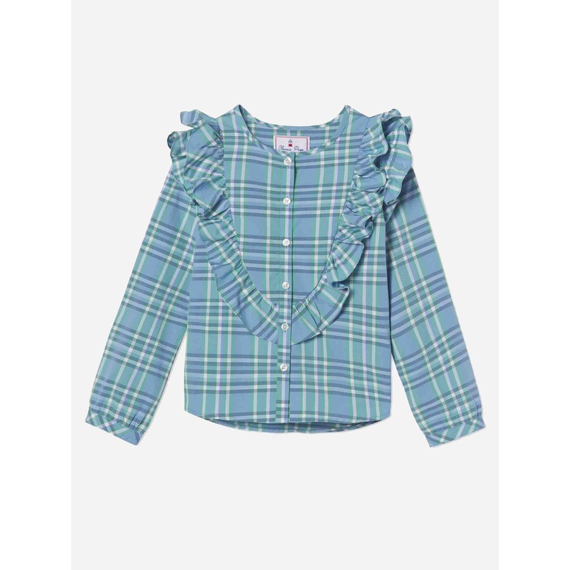 Classic Prep Girls’ Gemma Top|14|SUNDAY PLAID