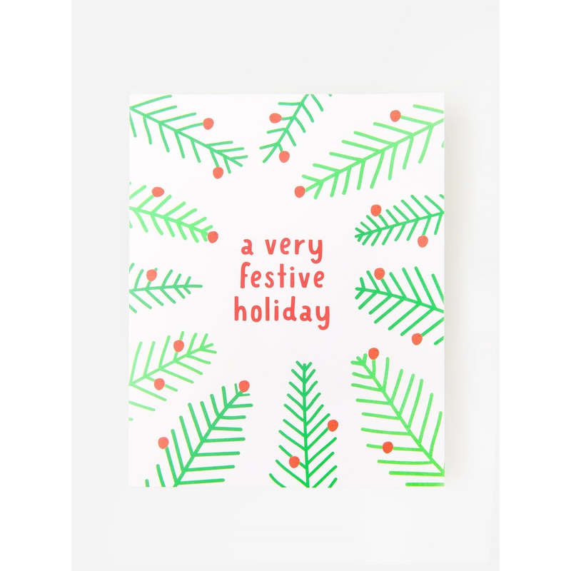 Graphic Anthology Festive Holiday Card