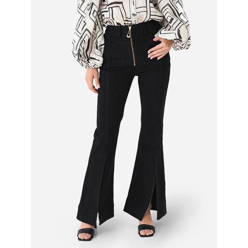AJE Women’s Lola Denim Wide Leg Jean