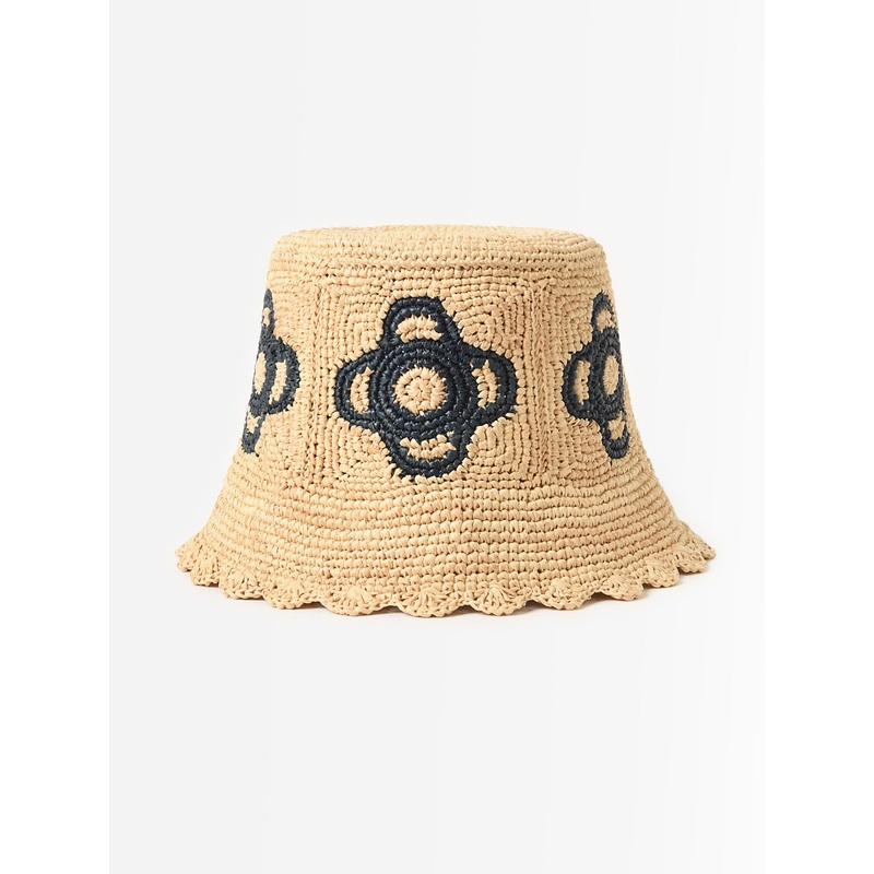 Destree Women’s Bob Raffia Flower Hat