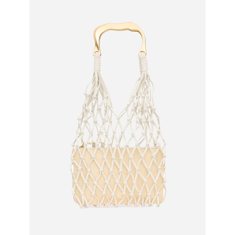 AJE Soula Macrame Tote|O/S|IVORY