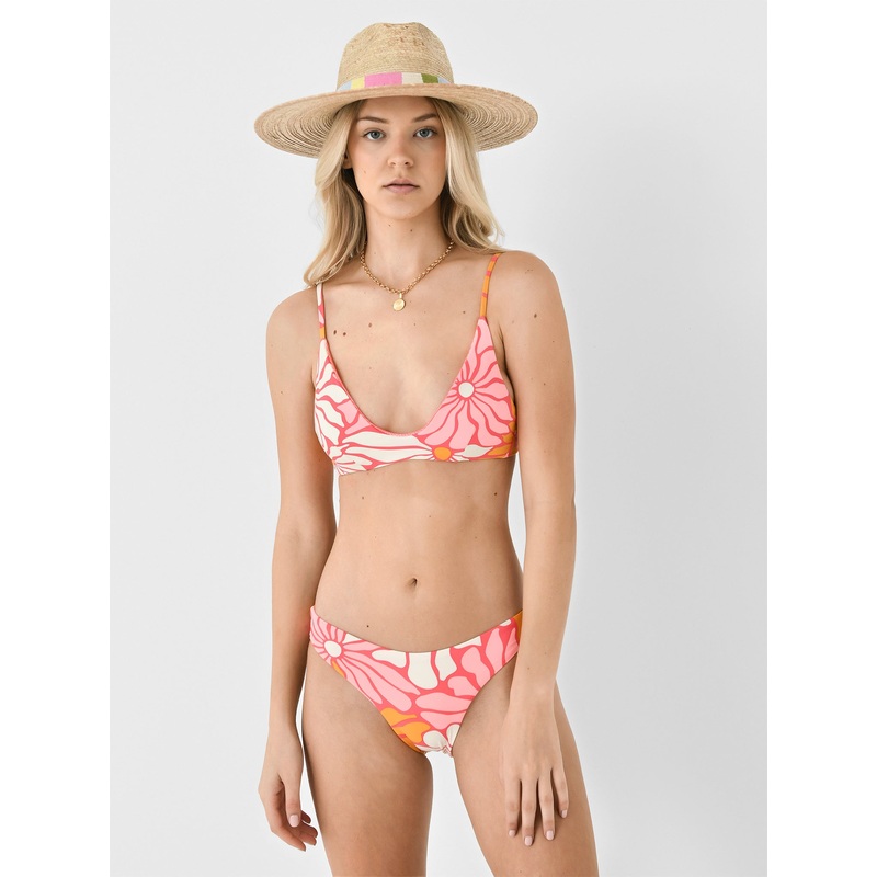 Maaji Women’s Dali Flowers Creta Sporty Bralette Bikini Top