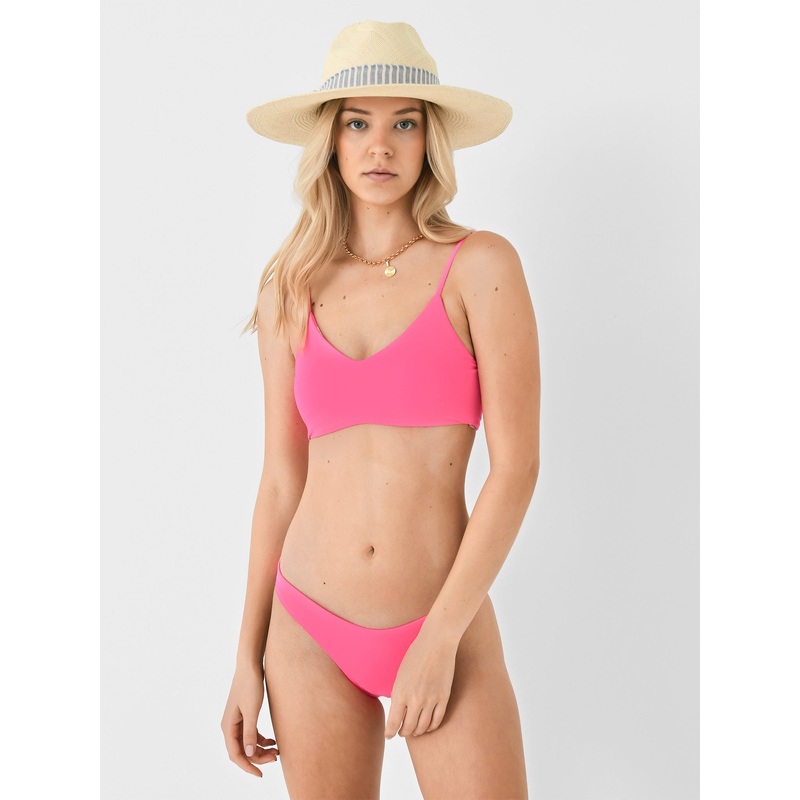 Maaji Women’s Radiant Pink Praia Sporty Bralette Bikini Top