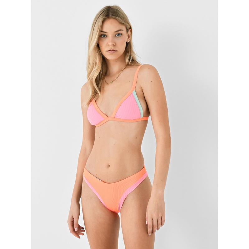 Maaji Women’s Sea Pink Sierra Fixed Triangle Bikini Top