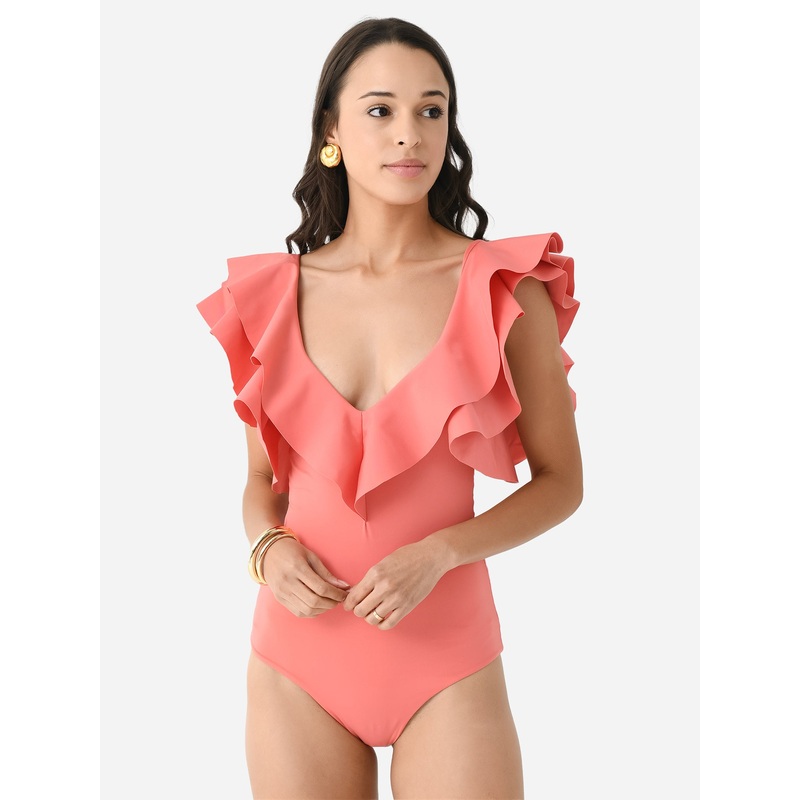 Maygel Coronel Women’s Santa One-Piece Swimsuit