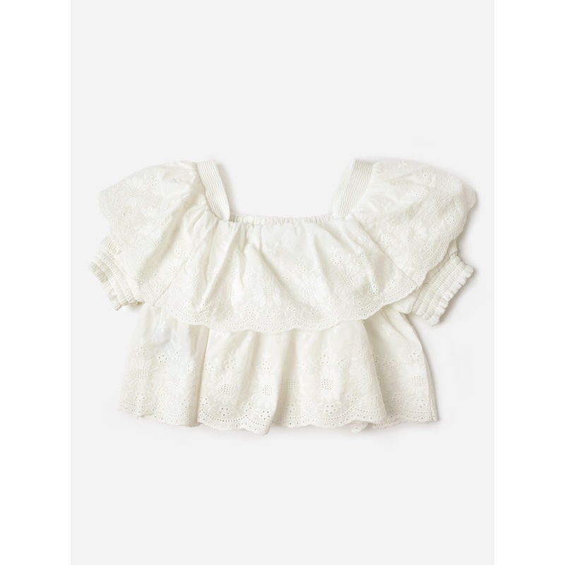 Mayoral Girls’ Eyelet Blouse