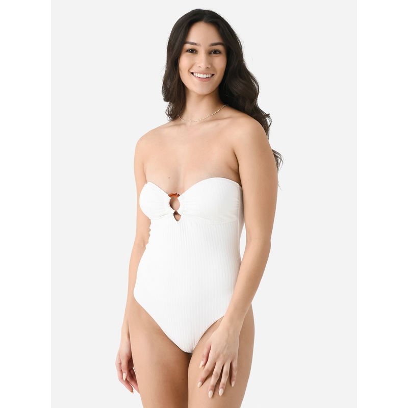 Melissa Odabash Women’s Barbuda Ribbed One-Piece Swimsuit