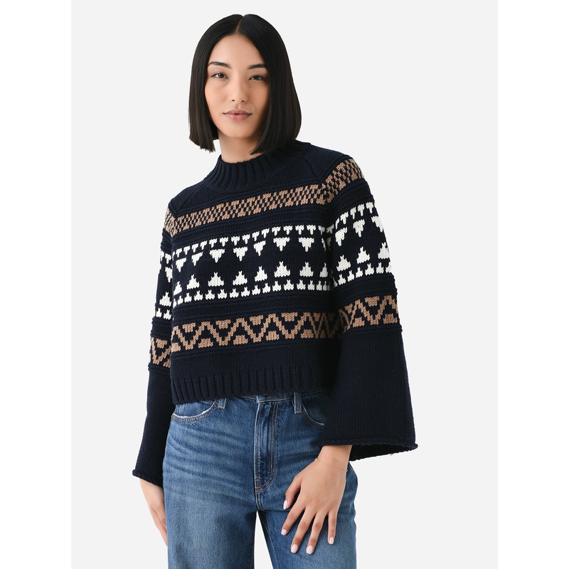 Never A Wallflower Women’s Fair Isle Sweater