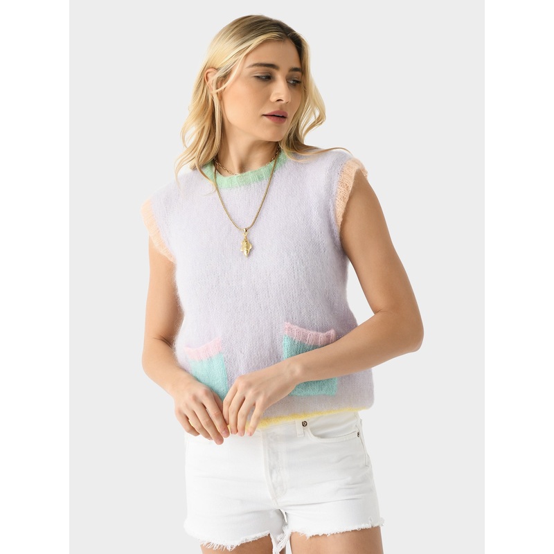 Rose Carmine Women’s Sleeveless Candy Top