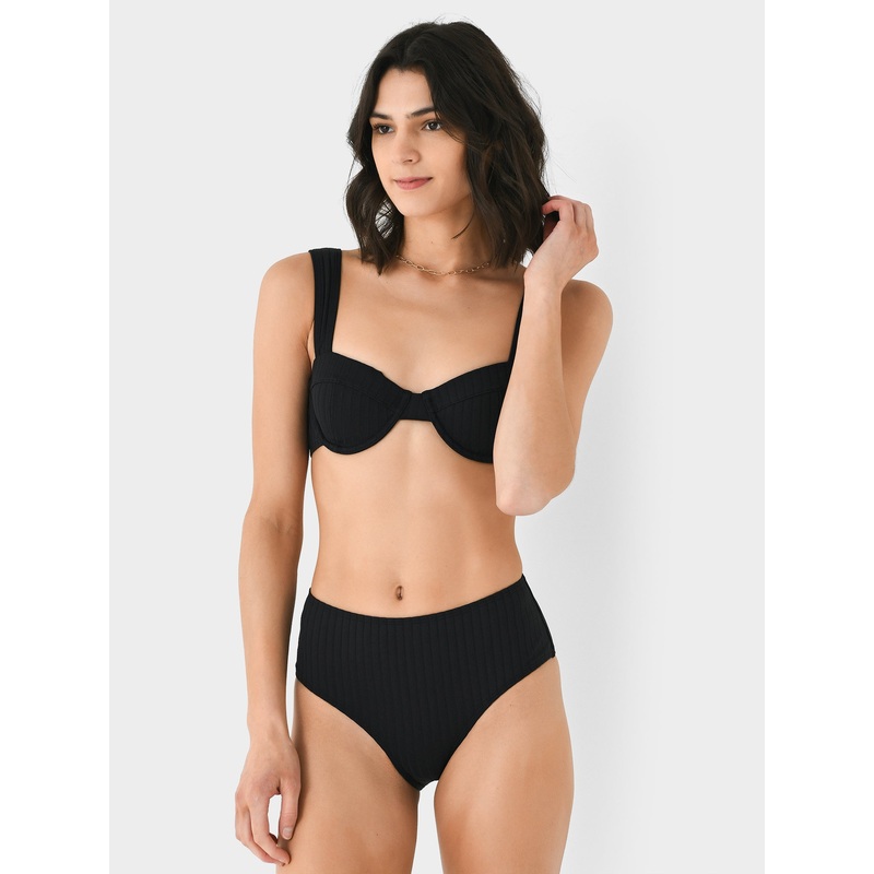 Solid + Striped Women’s The Lilo Ribbed Bikini Top