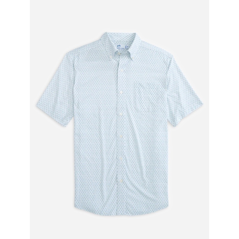 Southern Tide Men’s Brrr Intercoastal Floral To See Short Sleeve Sport Shirt