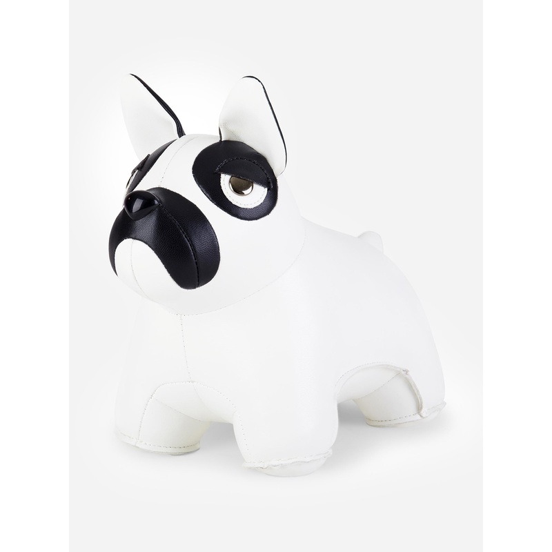 Zuny French Bulldog Bookend|O/S|WHITE AND BLACK