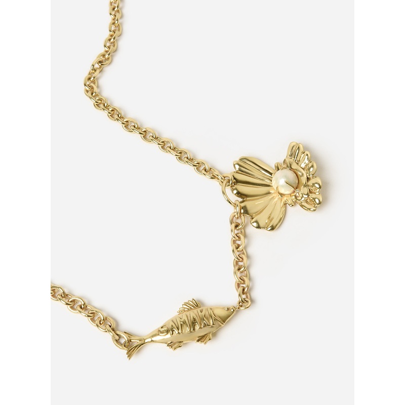 Alemais Banana House Clam Pearl Necklace
