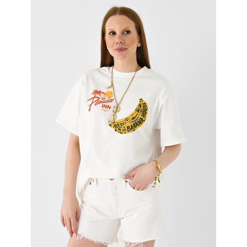 Alemais Women’s Banana Tee|L|CREAM