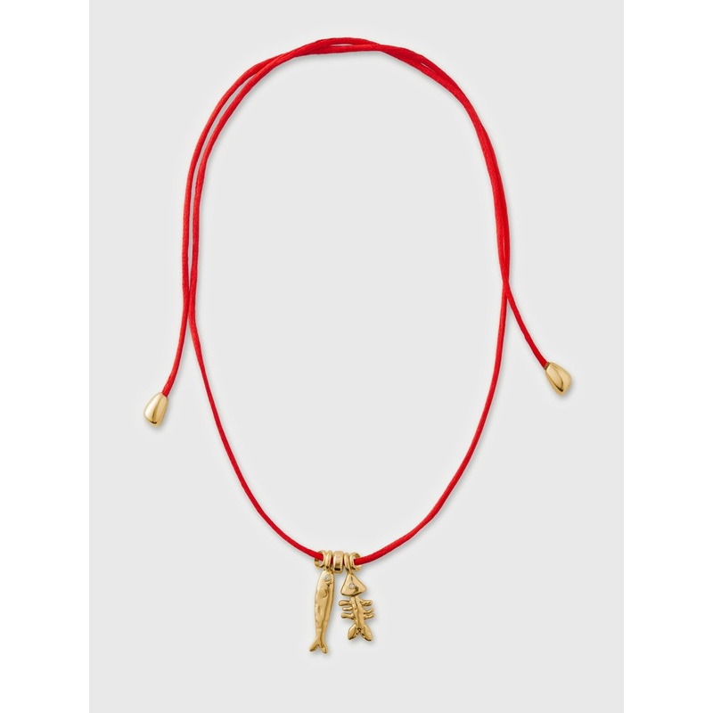 Eliou Sardine + Fishbone Necklace