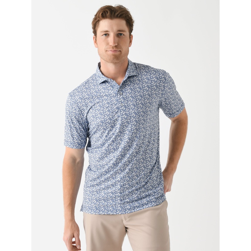 Johnnie-O Men’s Alston Printed Featherweight Performance Polo