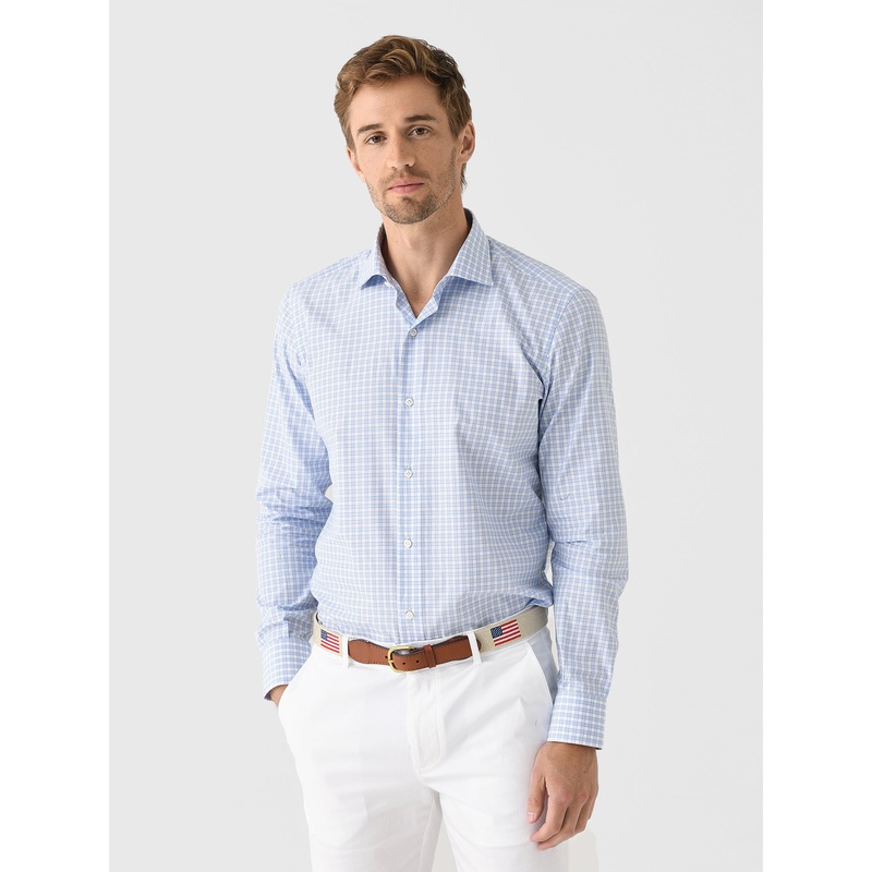 Maria Santangelo Men’s Gingham Woven Shirt