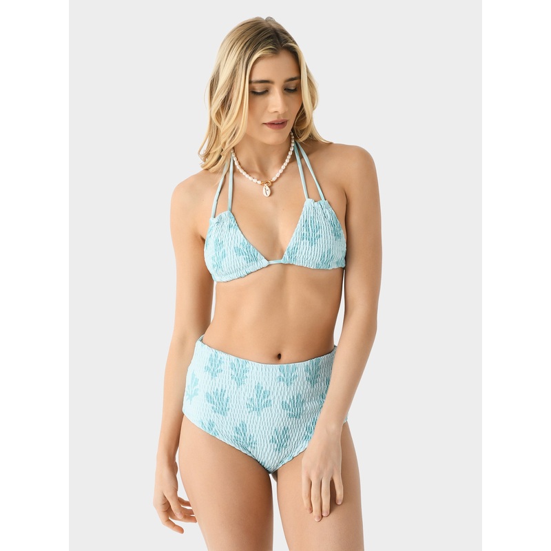 Citrine Women’s Allie Smocked Bikini Top