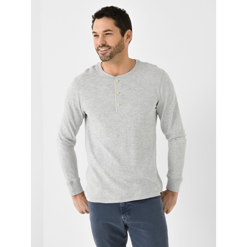 Faherty Brand Men’s Sunwashed Slub Henley