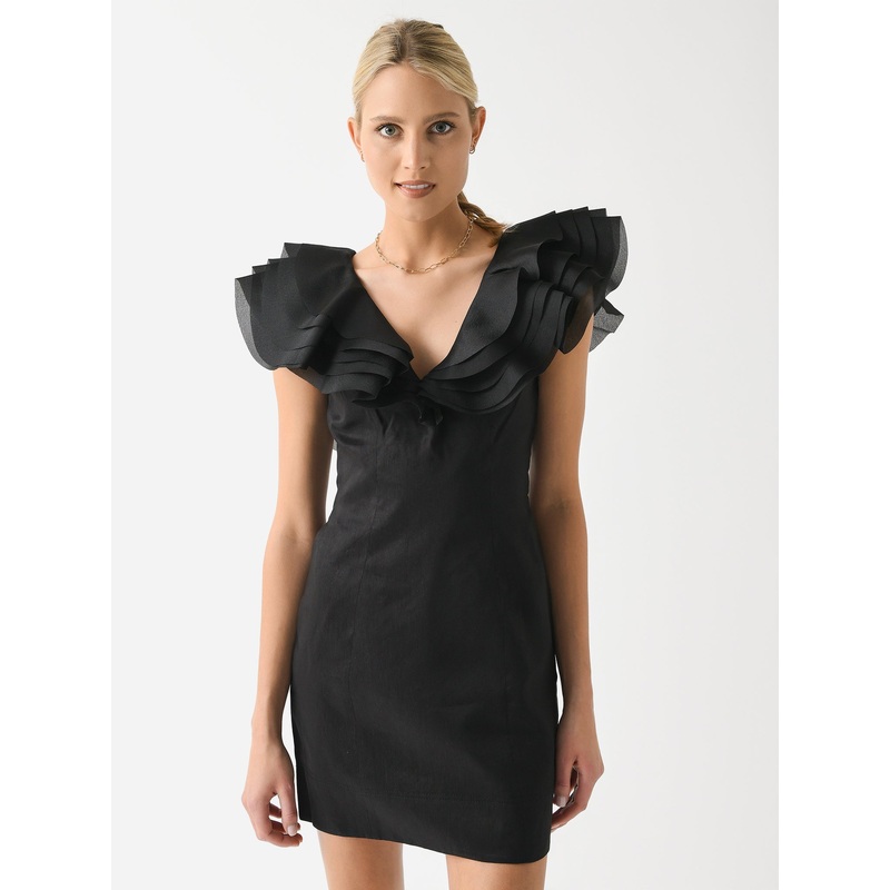 AJE Women’s Charmed Plunge Mini Dress