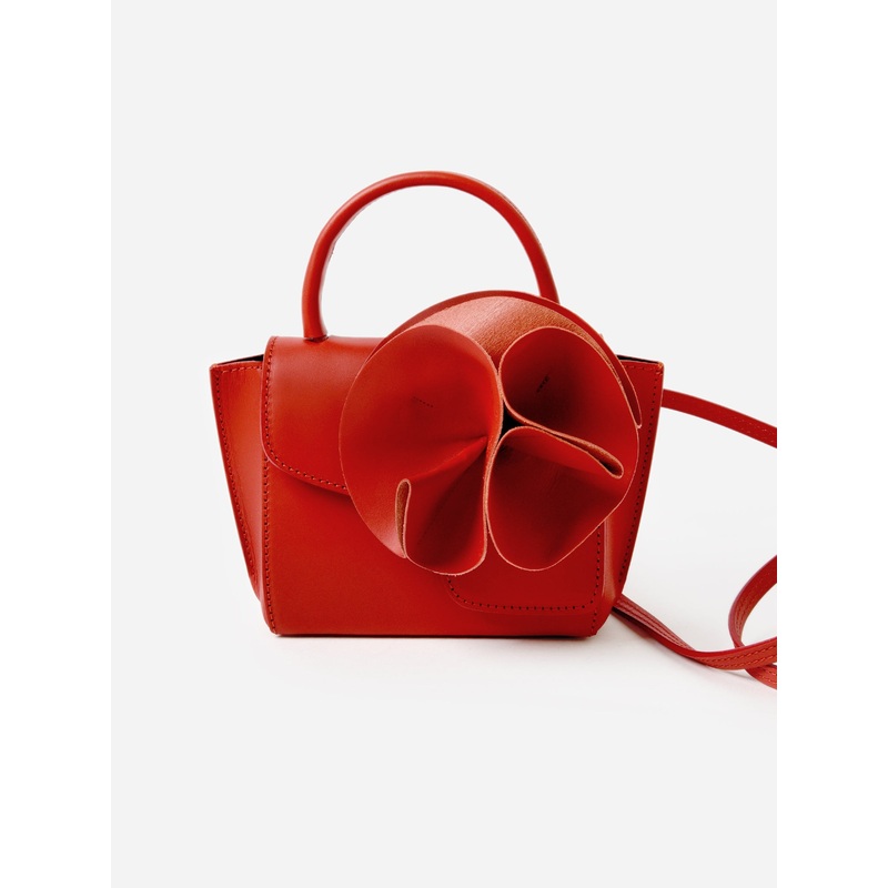 ATP Atelier Montalcino Rose Leather Mini Handbag