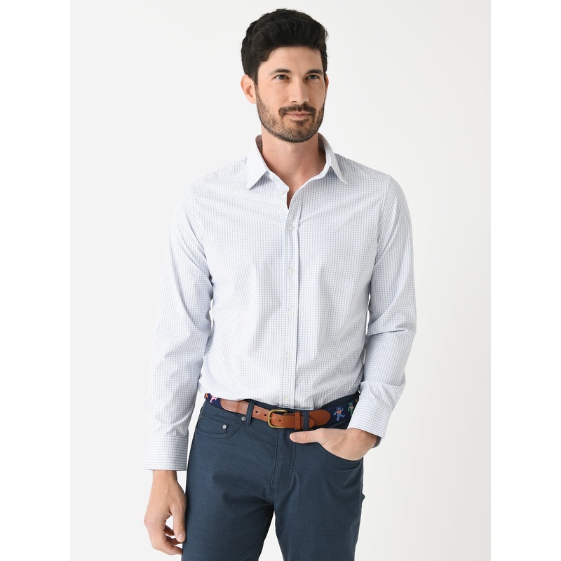Mizzen+Main Men’s Trim Leeward Formal Dress Shirt