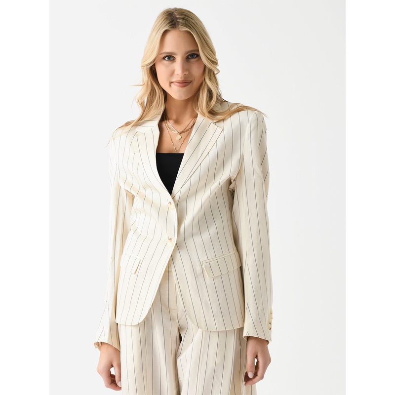 Remain Women’s Drapy Striped Blazer