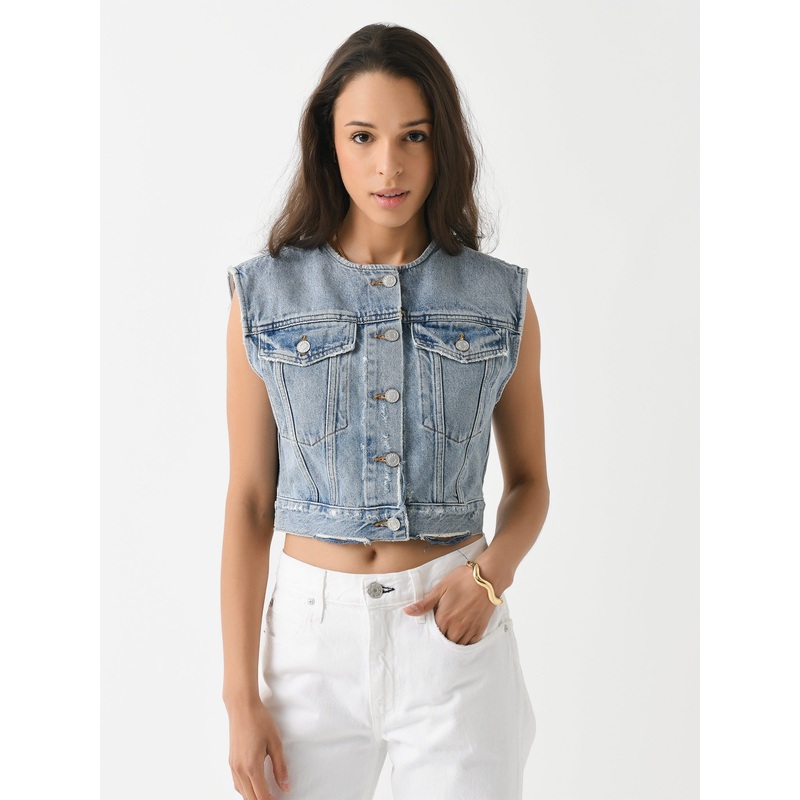 Agolde Women’s Leo Denim Vest