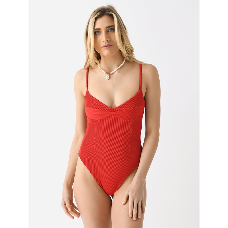 Haight Women’s Ribbed Monica One-Piece Swimsuit