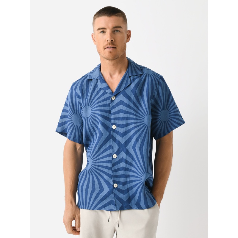 OAS Men’s Costal Cortado Cuba Linen Shirt