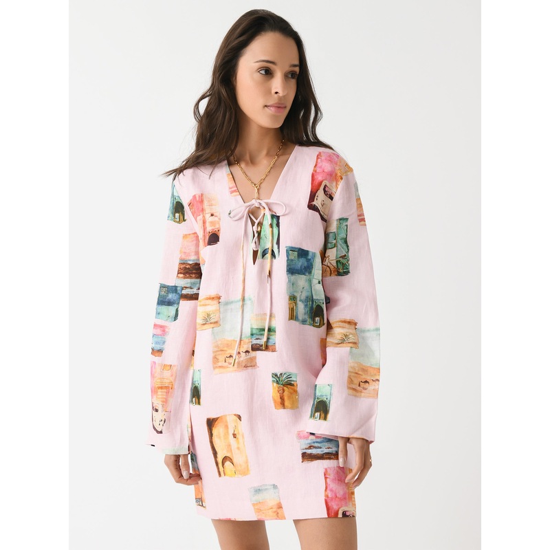 Roame Women’s Athena Tie Mini Dress
