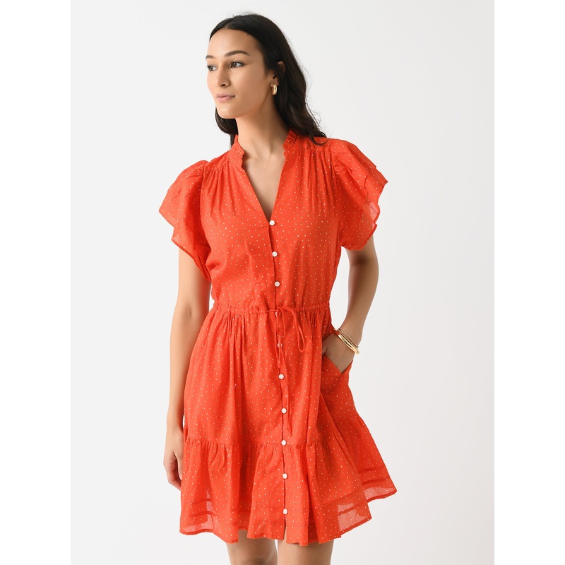 Trovata Women’s Iris Dress|L|TOMATO DOT