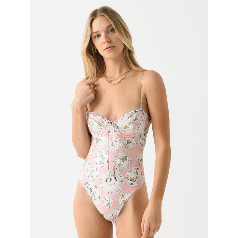 Agua By Agua Bendita Women’s Ebano Menaje One-Piece Swimsuit