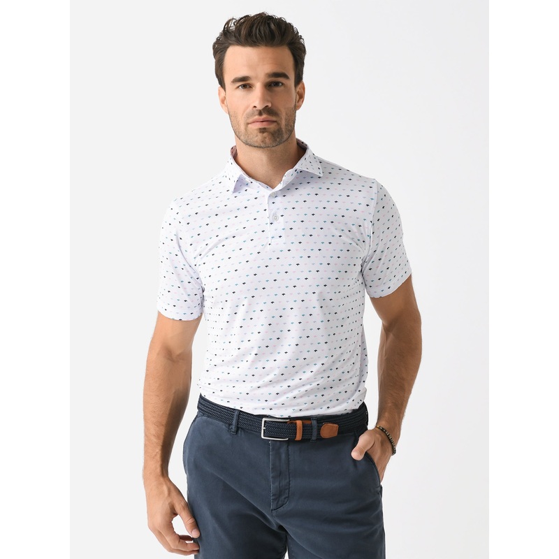 Harlestons Men’s The Mixed Cormorant Polo